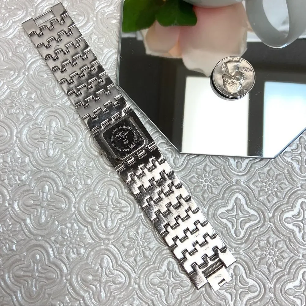 Suzanne Somers Rhinestone Encrusted Glamourous Dress Watch